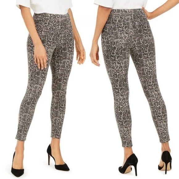 Spanx jean ish snake print ankle leggings Small - Picture 1 of 9